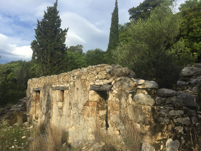 Ruin near Pernari in Old Skala Kefalonia